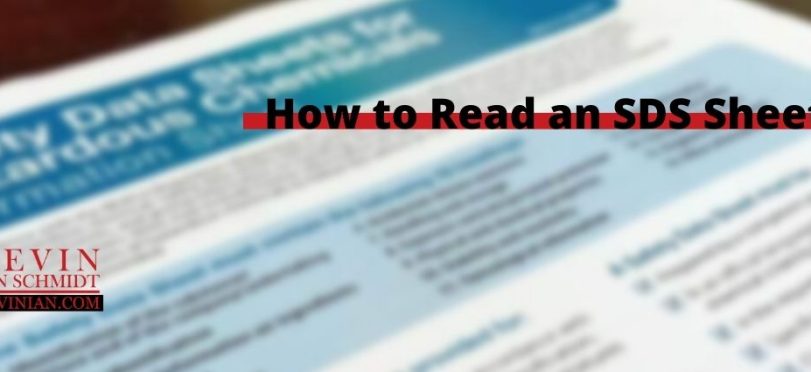 How to Read an SDS Sheet