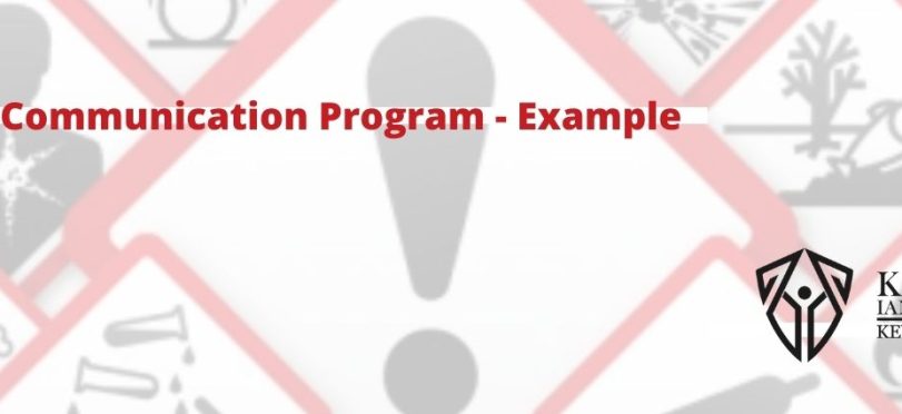 Hazard Communication Program – Example