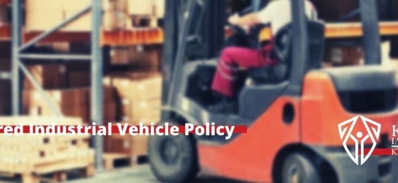 Powered Industrial Vehicle Policy