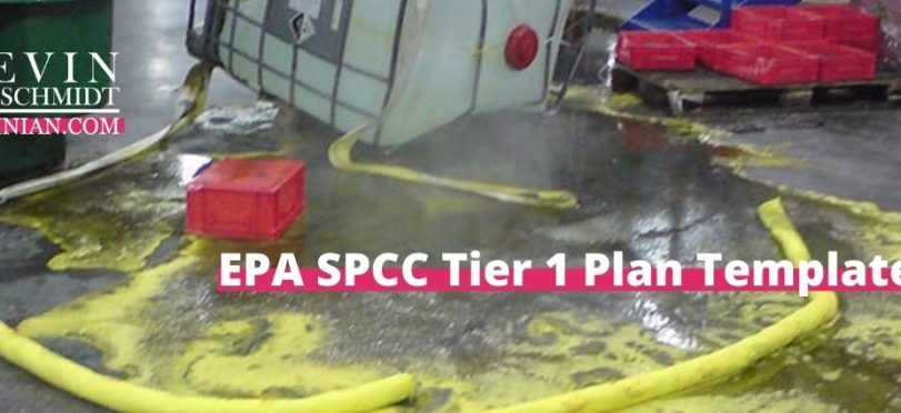 EPA SPCC Tier 1 Plan Template